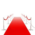 vidaXL Tapis rouge 1 x 10 m 400 g/m²