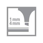 Surligneur de poche SWING COOL Pointe Biseautée 1 - 4 mm Rouge x 3 STABILO