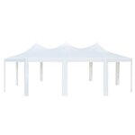 vidaXL Tonnelle 834x448x320 cm Blanc