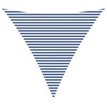 vidaXL Voile d'ombre Bleu et Blanc 6 x 6 x 6 m 100   polyester Oxford