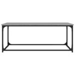 vidaXL Table basse Sonoma gris 102x50x40 cm Bois d'ingénierie et fer
