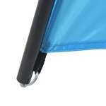vidaXL Tente de piscine Tissu 500x433x250 cm Bleu