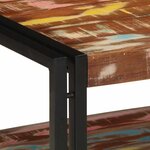 vidaXL Table basse multicolore 90x50x38 cm bois de récupération massif