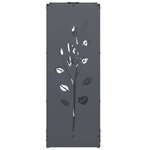 vidaXL Portant de bois chauffage anthracite 40x30x80 cm