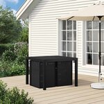 vidaXL Chaises de jardin salle à manger 2 Pièces Anthracite et crème PP