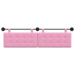 vidaXL Tête de lit suspendue tissu
