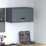 vidaXL Armoire murale pour garage Anthracite 60 x 33 x 35 cm