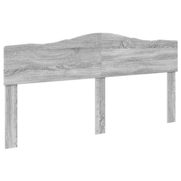 vidaXL Tête de lit Gris Sonoma 180 cm Bois d'ingénierie