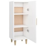 vidaXL Buffet Blanc 34 5x34x90 cm Bois d'ingénierie