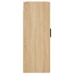 vidaXL Armoire murale chêne sonoma 69 5x34x90 cm