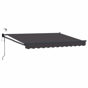 vidaXL Auvent rétractable électrique Anthracite 3 5 x 2 m