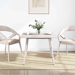 vidaXL Dessus de table blanc 70x70x2 5 cm bois de pin massif