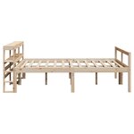 vidaXL Lit pour personne âgée et tête de lit 120x190cm bois pin massif