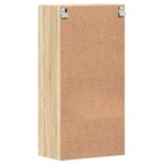 vidaXL Meuble mural Chêne sonoma 55 x 29 x 100 cm Bois d'ingénierie