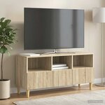 vidaXL Meuble TV 102 x 34 5 x 50 cm Chêne Sonoma Bois d'ingénierie