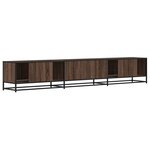 vidaXL Meuble TV chêne marron 240x35x41 cm bois d'ingénierie