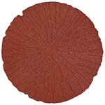 vidaXL Dalle de jardin 6 pièces Rouge Ø 45 x 1 8 cm Caoutchouc