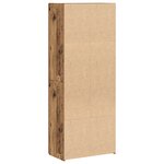 vidaXL Highboard en vieux bois 60 x 32 x 153 cm - fabriqué en bois d'ingénierie.