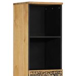 vidaXL Armoire de salle de bain 38x33x160 cm bois massif de manguier