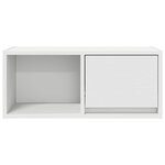 vidaXL Meuble TV blanc 60x31x25 5 cm bois d'ingénierie