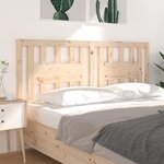 vidaXL Tête de lit 141x4x100 cm Bois massif de pin
