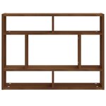 vidaXL Étagère murale Chêne marron 75x16x55 cm Bois d'ingénierie