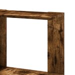 vidaXL Bibliothèque d'angle à 5 niveaux chêne fumé bois d'ingénierie