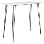 vidaXL Ensemble de bar 7 Pièces Blanc et gris