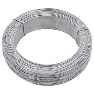 vidaXL Fil de liaison de clôture 250 m 1 4 mm Acier