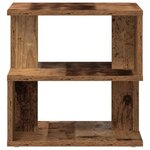 Table d'appoint vidaXL en bois usé 40x40x40 cm en bois reconstitué