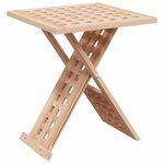 vidaXL Table basse Marron 33 x 33 x 40.5 cm Bois massif de noyer