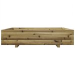 vidaXL Jardinière 110x110x26 5 cm bois de pin imprégné