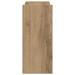 vidaXL Organisateur de Bureau Chêne Artisan 34.5x15.5x35.5 cm Bois