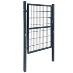 vidaXL Portillon 2D (simple) Gris anthracite 106x190 cm