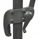 vidaXL Parasol de jardin déporté avec double plateau sable 400 x 300 cm