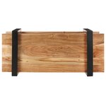 vidaXL Meuble TV 90x40x40 cm Bois d'acacia solide