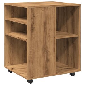 vidaXL Armoire roulante chêne artisanal 60x53x72 cm bois d'ingénierie