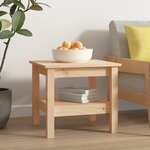 vidaXL Table basse 45x45x40 cm Bois massif de pin
