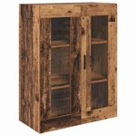 vidaXL Haut Armoire avec tiroir 2 Pièces Bois Ancien Bois d'ingénierie