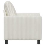 vidaXL Canapé Crème 76 x 81 x 87 5 cm Polyester
