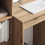 vidaXL Bureau chêne artisanal 60 x 50 x 76 cm Bois d'ingénierie