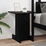 vidaXL Table d'appoint Chêne noir 44 5 x 45 x 55 cm Bois d'ingénierie