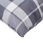 vidaXL Coussin d'extérieur 4 Pièces Carreaux Grisel 60 x 60 cm Tissu