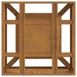 vidaXL Braise Marron 60 x 60 x 30 cm Acier résistant aux intempéries