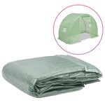 vidaXL Couverture de remplacement de serre (4 5 m²) 300x150x200cm Vert