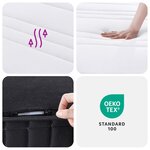 vidaXL Matelas à ressorts Bonnell pour enfants moyen 80x160 cm
