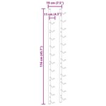 vidaXL Étagères murales 4 Pièces Gris béton 60x9x3 cm