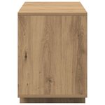vidaXL Meuble TV chêne artisanal 130x35x50 cm bois d'ingénierie