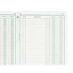 Registre exacompta 930 piqûre recettes - dépenses 2 colonnes