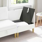 vidaXL Sofa avec rangement Tissu